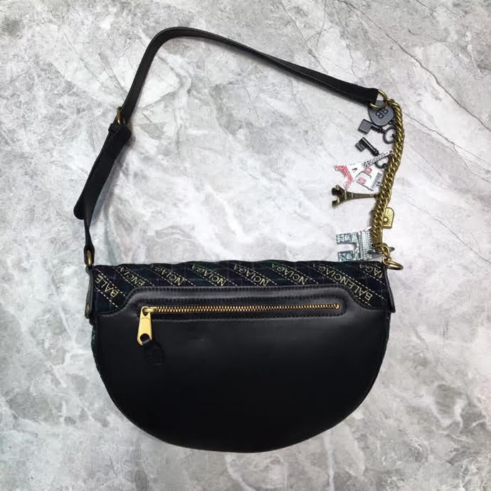BALENCIAG巴黎世家 新品 Souvenir系列腰包 單肩包 鐵塔掛繩  BL1740